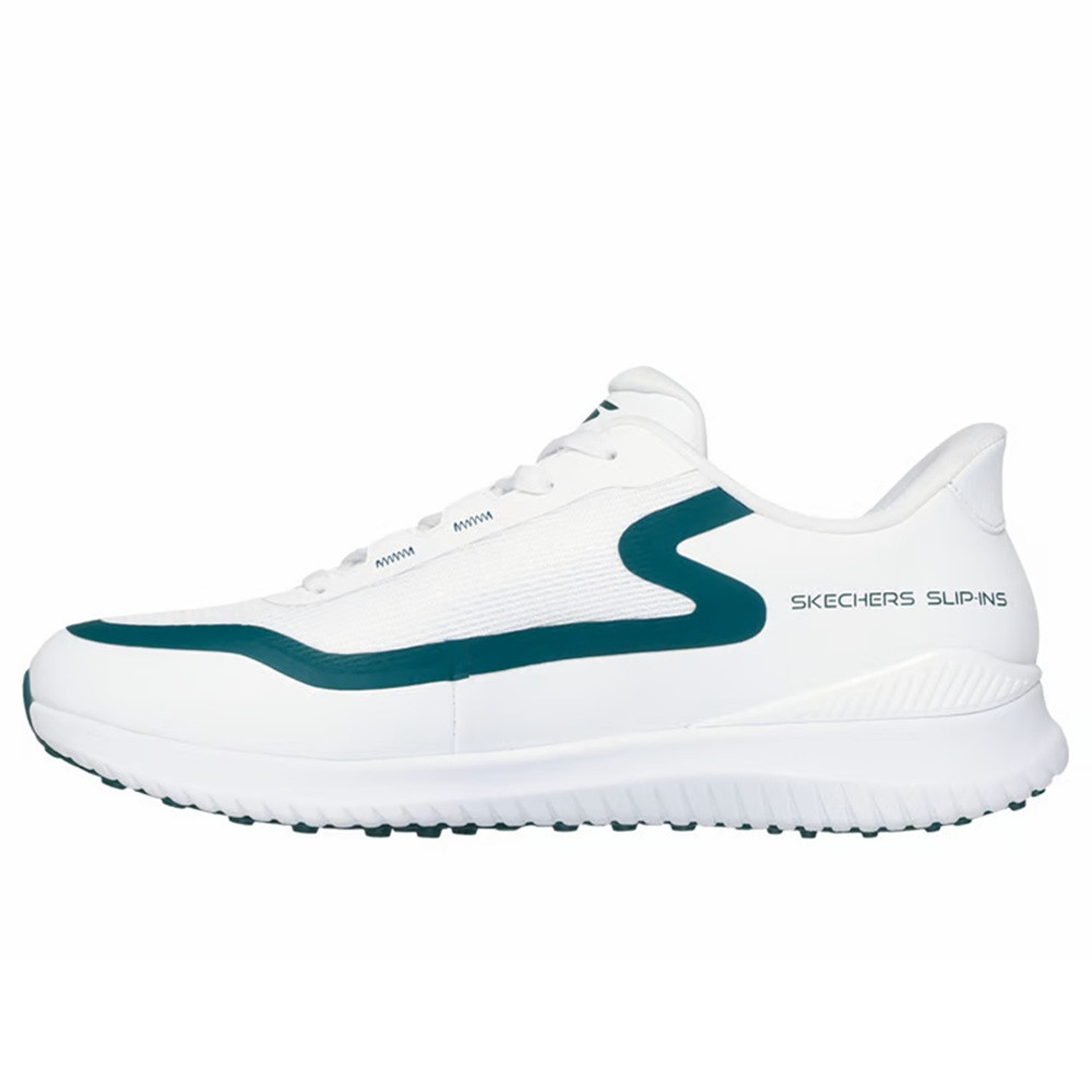 Skechers Men's Go Golf Flight Golf Shoes - White/Green - Maple